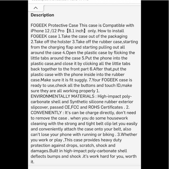 NEW! FoGeek Pro 12 IPhone defender case - Picture 5 of 7